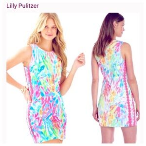 Lilly Pulitzer Mila Shift Dress Sparkling Sands
